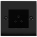 Click Deco Matt Black 5A Unswitched Socket VPMB038MBK
