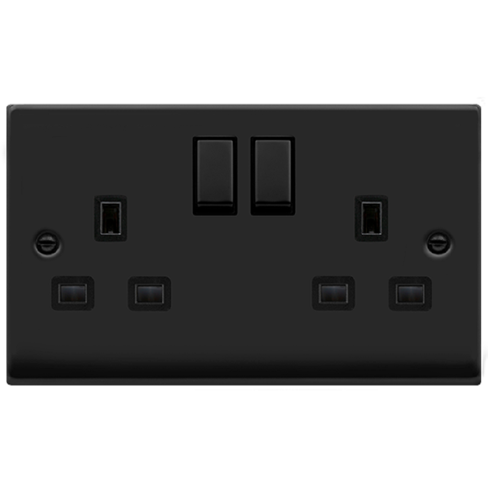 Matt Black Switches and Sockets | RS Electrical Supplies