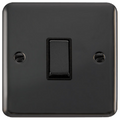 Click Deco Plus Black Nickel 1G Light Switch DPBN411BK