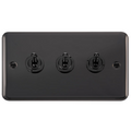Click Deco Plus Black Nickel 3G Toggle Switch DPBN423