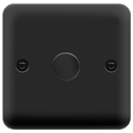 Click Deco Plus Matt Black 1G LED Dimmer Switch DPMB161