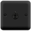 Click Deco Plus Matt Black 1G Toggle Switch DPMB421