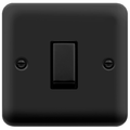 Click Deco Plus Matt Black 20A Double Pole Switch DPMB722BK