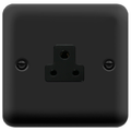 Click Deco Plus Matt Black 2A Unswitched Socket DPMB039BK