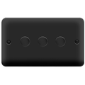 Click Deco Plus Matt Black 3G LED Dimmer Switch DPMB163