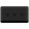 Click Deco Plus Matt Black 3G Toggle Switch DPMB423