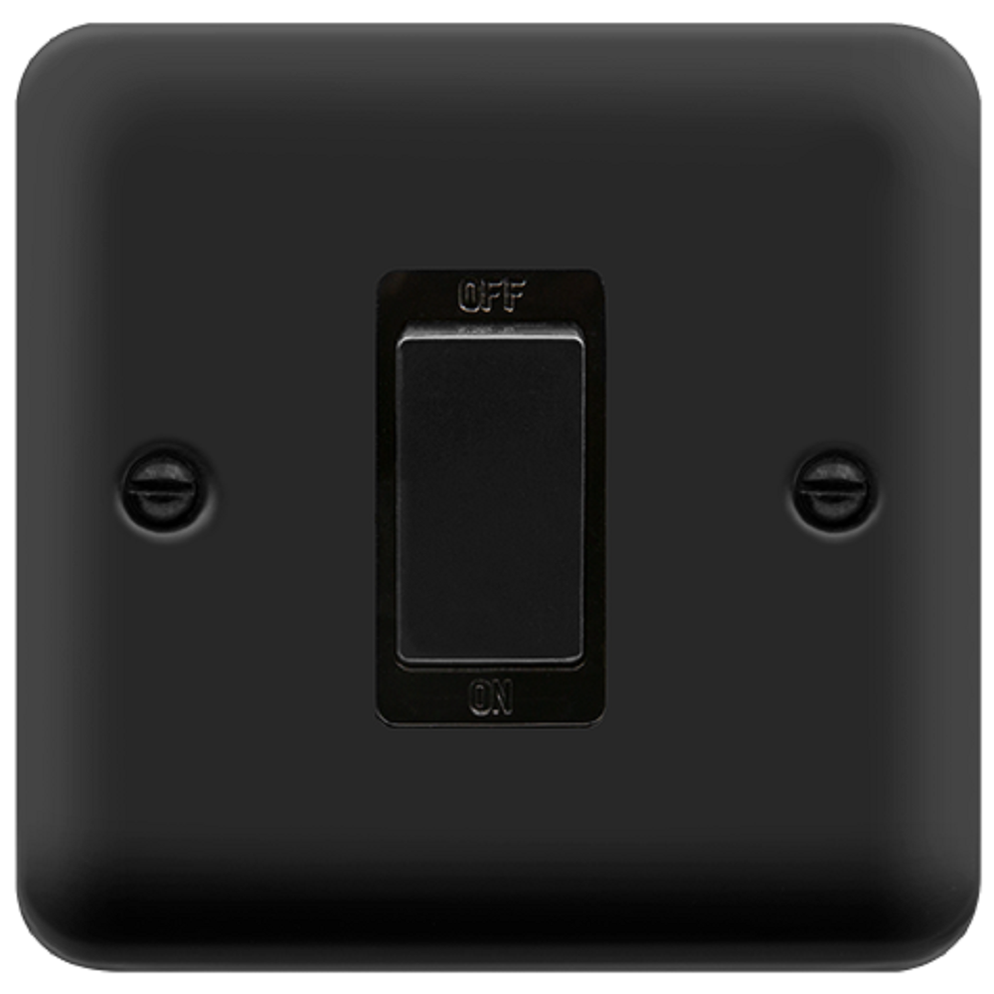 Click Deco Plus Matt Black 45A Cooker Switch DPMB500BK | RS Electrical ...