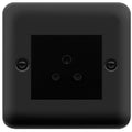 Click Deco Plus Matt Black 5A Unswitched Socket DPMB038MBK