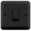 Click Deco Plus Matt Black Intermediate Switch DPMB425BK