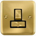 Click Deco Plus Satin Brass 13A Switched Spur DPSB751BK available from RS Electrical Supplies