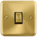 Click Deco Plus Satin Brass 20A Double Pole Switch DPSB722BK available from RS Electrical Supplies