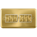 Click Deco Plus Satin Brass 6G Light Switch DPSB416WH available from RS Electrical Supplies