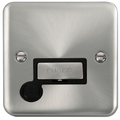 Click Deco Plus Satin Chrome 13A Unswitched Spur with Flex DPSC550BK
