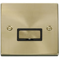 Click Deco Satin Brass 13A Unswitched Spur VPSB750BK Available from RS Electrical Supplies