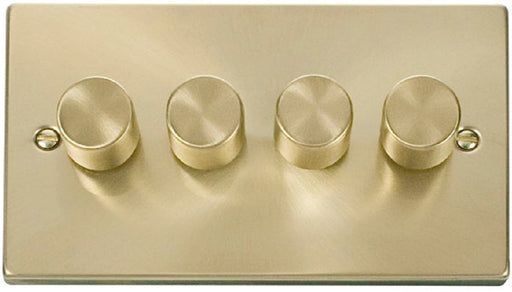 Click-Deco-Satin-Brass-4G-LED-Dimmer-Switch-VPSB164-Available-from-RS-Electrical-Supplies