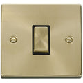 Click Deco Satin Brass Intermediate Switch VPSB425BK Available from RS Electrical Supplies
