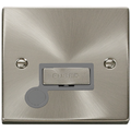 Click Deco Satin Chrome 13A Unswitched Spur with Flex VPSC550GY Available from RS Electrical Supplies