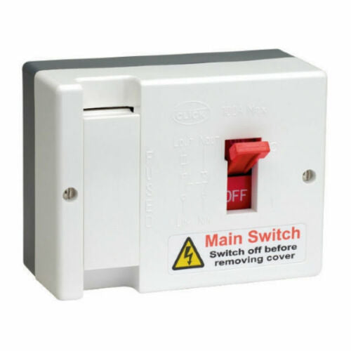 Click Scolmore 100A Fused Main Switch DB750 - RS Electrical Supplies