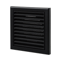 Blauberg 100mm Fixed Grille Black