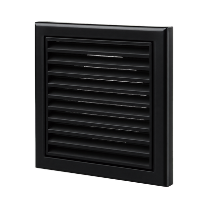 Blauberg 100mm Fixed Grille Black