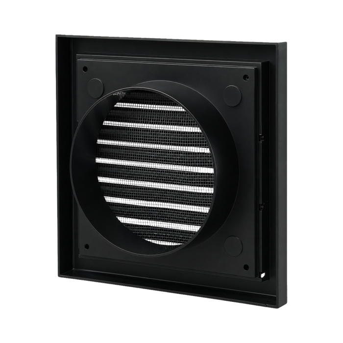 Blauberg 100mm Fixed Grille Black