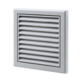 Blauberg 100mm Fixed Grille Grey