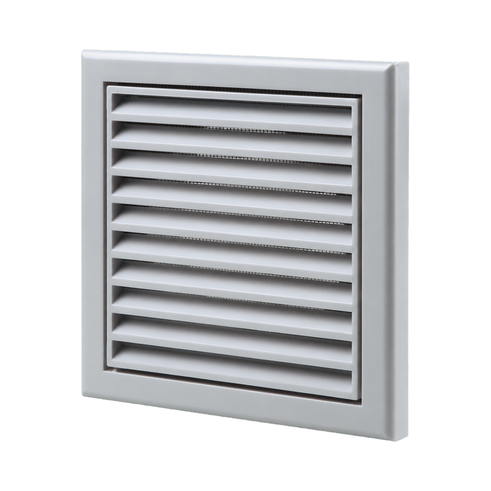 Blauberg 100mm Fixed Grille Grey