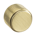Brushed Brass Dimmer Knob by Knightsbridge with Knurled Details