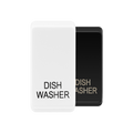 BG Evolve White dish washer rocker cap colour range with Evolve White at the front