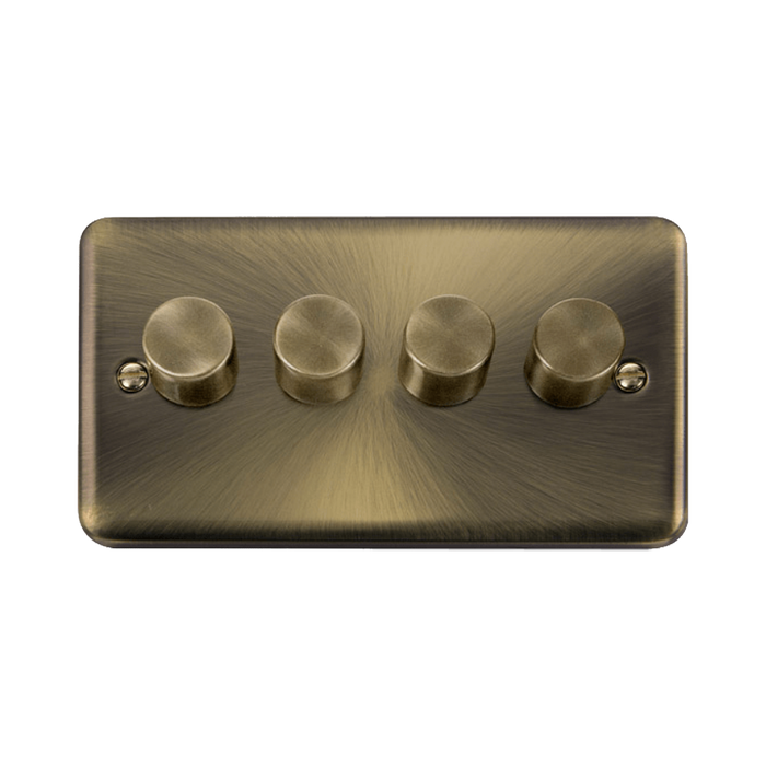 Click Deco Plus Antique Brass 4G LED Dimmer Switch DPAB164