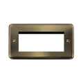 Front view of Scolmore DPAB312 New Media Euro plate