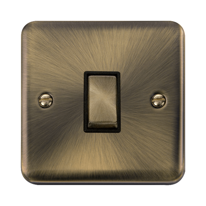 Click Deco Plus Antique Brass Intermediate Switch DPAB425BK