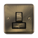 Click Deco Plus Antique Brass 13A Switched Spur DPAB751BK