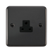 Click Deco Plus Black Nickel 2A Unswitched Socket DPBN039BK