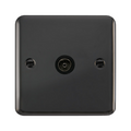 Click Deco Plus Black Nickel TV Socket DPBN065BK
