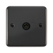 Click Deco Plus Black Nickel TV Socket DPBN065BK
