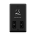 Click Deco Plus Matt Black Shaver Socket DPMB100BK