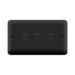 Click Deco Plus Matt Black 3G LED Dimmer Switch DPMB163