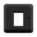 Front view of Scolmore DPMB310 New Media Euro plate