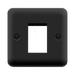 Front view of Scolmore DPMB310 New Media Euro plate