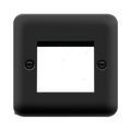 Front view of Scolmore DPMB311 New Media Euro plate