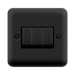 Click Deco Plus Matt Black 3G Light Switch DPMB413BK