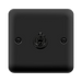 Click Deco Plus Matt Black 1G Toggle Switch DPMB421