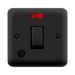 Click Deco Plus Matt Black 20A Double Pole Switch with Neon and Flex DPMB523BK
