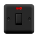 Click Deco Plus Matt Black 20A Double Pole Switch with Neon DPMB723BK