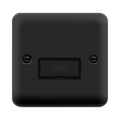 Click Deco Plus Matt Black 13A Unswitched Spur DPMB750BK