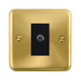 Click Deco Plus Satin Brass Satellite Socket DPSB156MBK