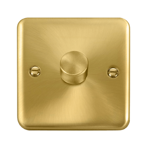 Click Deco Plus Satin Brass 1G LED Dimmer Switch DPSB161