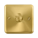 Click Deco Plus Satin Brass 1G LED Dimmer Switch DPSB161