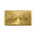 Click Deco Plus Satin Brass 4G LED Dimmer Switch DPSB164